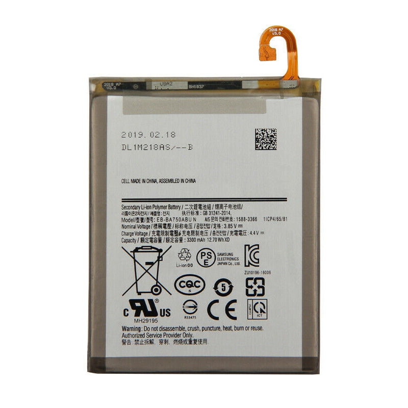 Batterie de remplacement pour Samsung Galaxy A7 2018 (A730x A750) / A10 (A105), EB-BA750ABE EB-BA750ABA EB-BA750ABU Batterie de remplacement pour Samsung Galaxy A7 2018 (A730x A750) / A10 (A105), EB-BA750ABE EB-BA750ABA EB-BA750ABU
